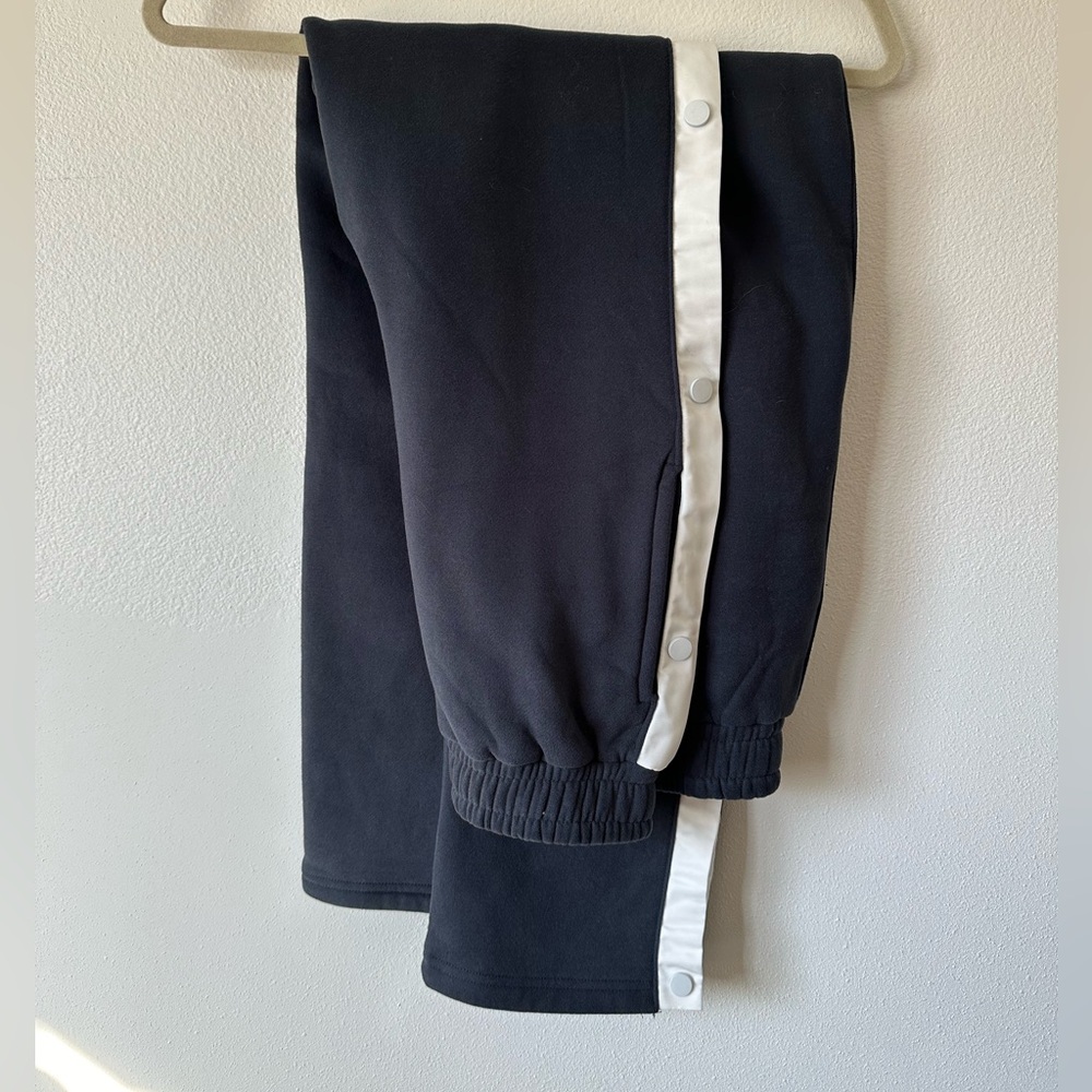 YLLW the label tearaway fleece pants